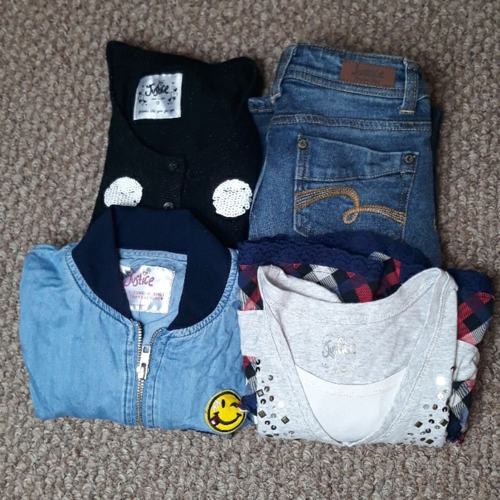 Bundle of Justice pants and tops sz 10 to 12